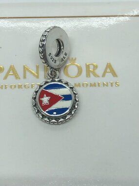 ✨🔥Pandora Cuba Flag Exclusive Charm  S925 Silver with box